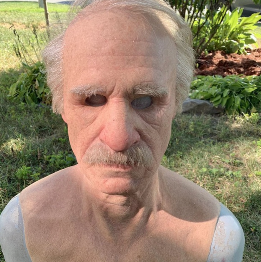 Realistic Old Person Mask